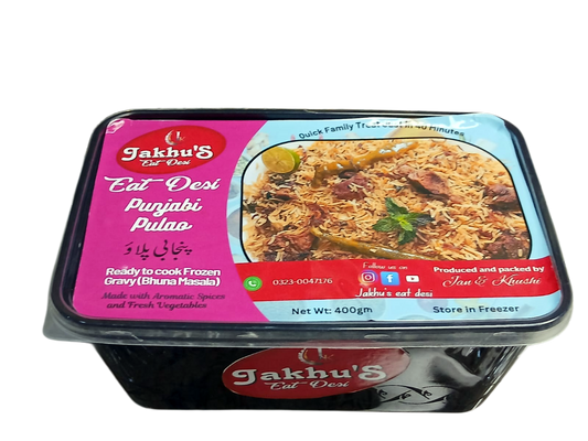 Punjabi Spicy  Pulao (Ready to Cook Frozen Gravies)