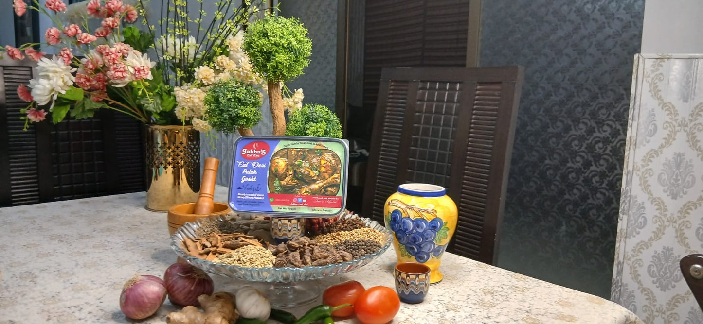 Degi Palak Gosht (Ready To Cook Frozen Gravies)